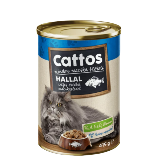 CATTOS - Konzerva pre mačky - ryba 415g