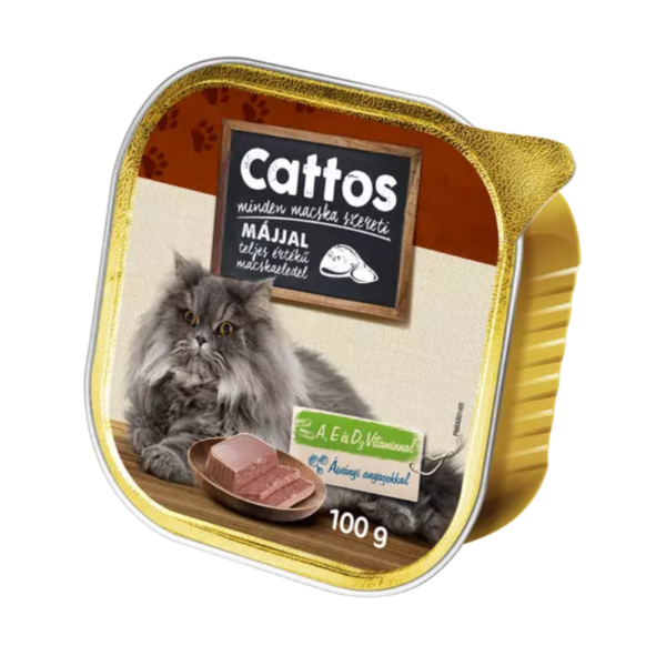 CATTOS - Paštéta pre mačky - pečeň 100g