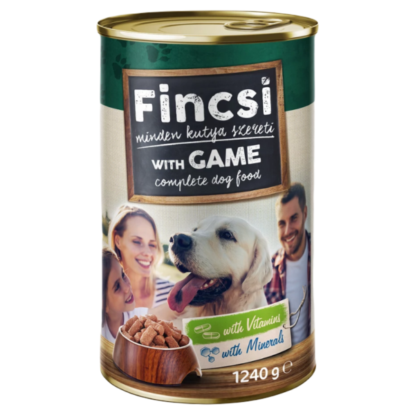 FINCSI - Konzerva pre psov - zverina 1240g
