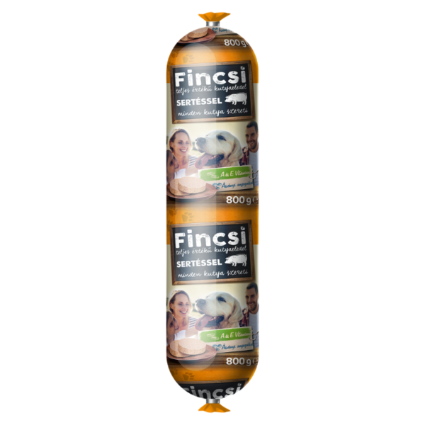 FINCSI - Saláma pre psy s bravčovým mäsom 800g