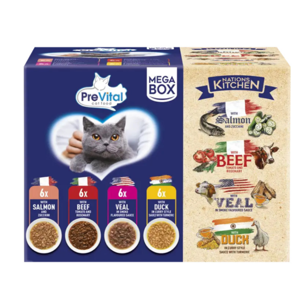 PREVITAL - Dusené filetky NATION´S KITCHEN 24x85g