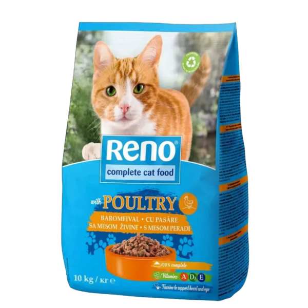 RENO - Granuly pre mačky - hydina 10kg
