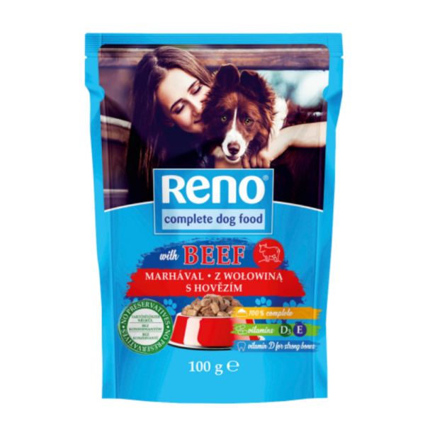 RENO - Kapsička pre psy - Hovädzia 100g