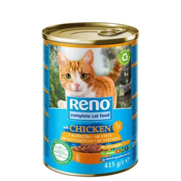 RENO - Konzerva pre mačky - hydina 415g