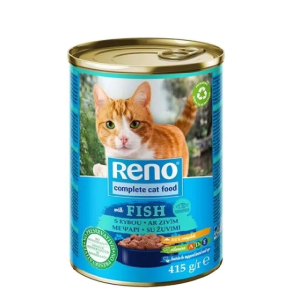 RENO - Konzerva pre mačky - ryba 415g