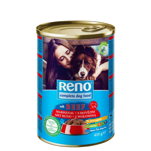 RENO - Konzerva pre psy - hovädzia 415g