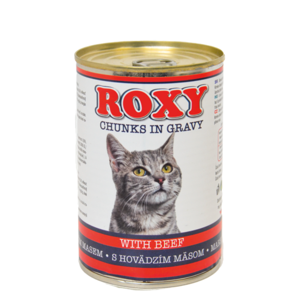 ROXY - Konzerva pre mačky - hovädzia 415g