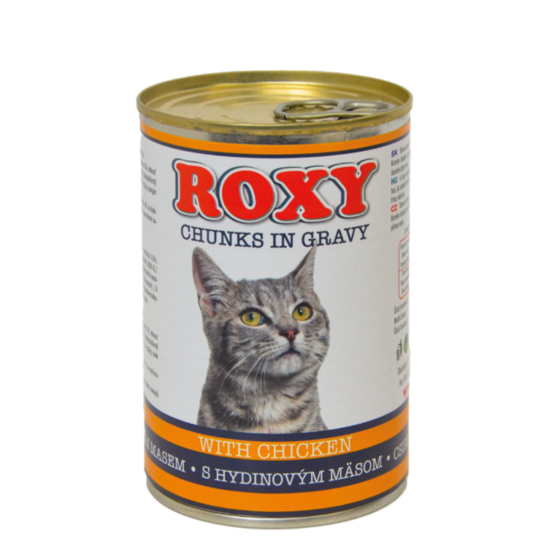 ROXY - Konzerva pre mačky - hydinová 415g