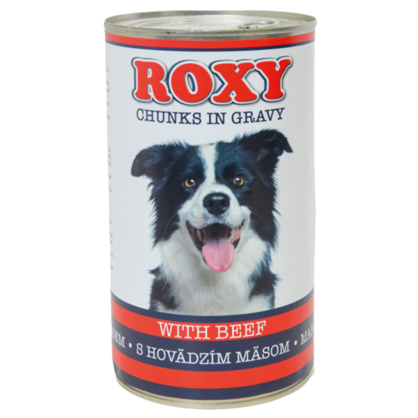 ROXY - Konzerva pre psy - hovädzia 1240g