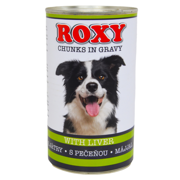 ROXY - Konzerva pre psy - pečeň 1240g
