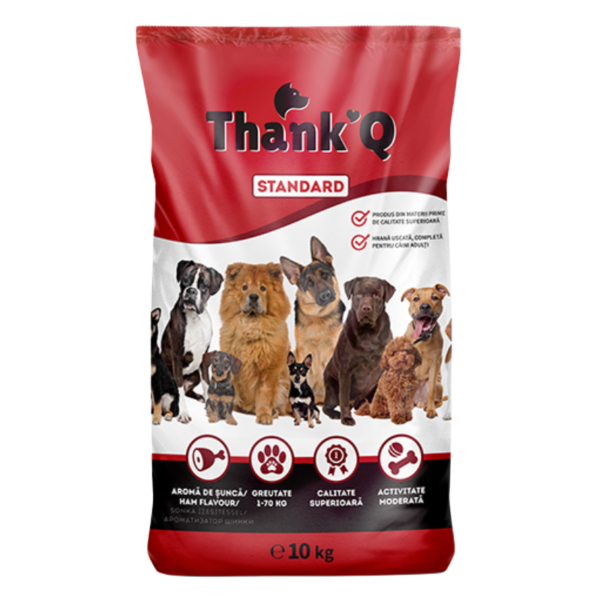 Thank'Q - Granuly pre psy - šunkové 10kg