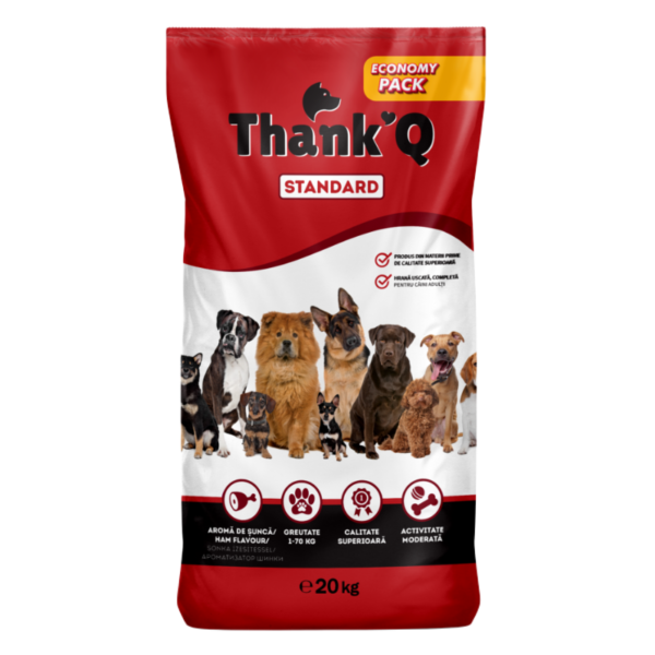 Thank'Q - Granuly pre psy - šunkové 20kg