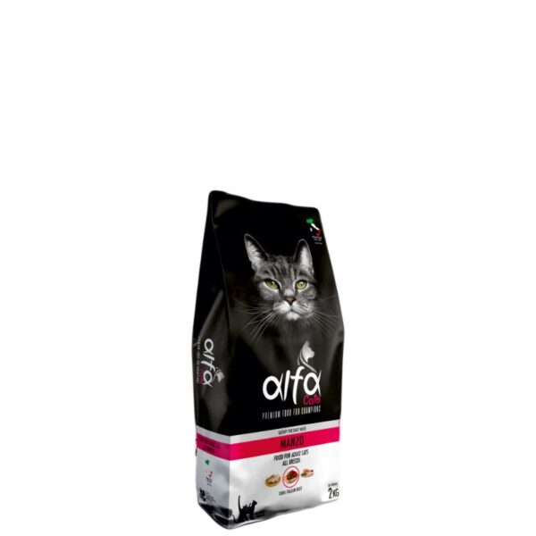 ALFA Cat Manzo - Granuly pre mačky s hovädzím mäsom - 2kg