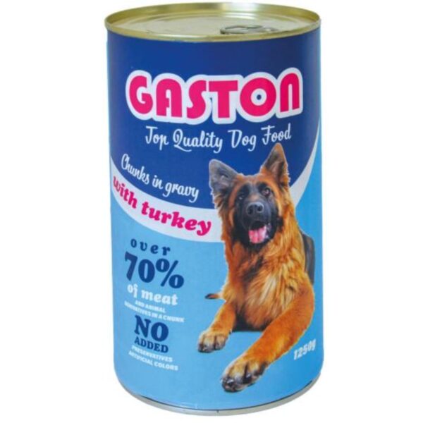 GASTON - Konzerva pre psov - morka 1250g