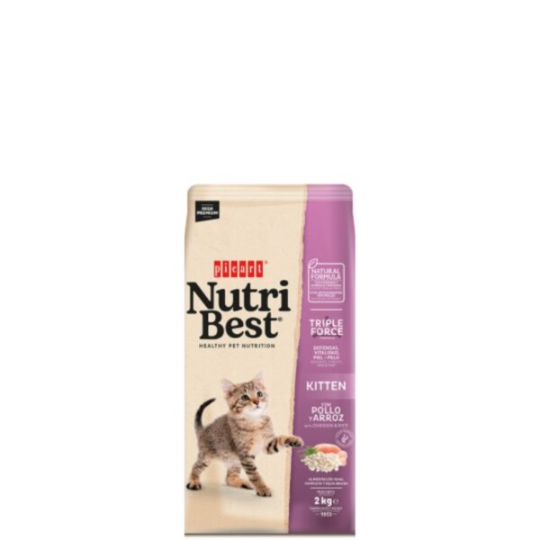 NUTRIBEST Kitten Chicken & Rice - Granuly pre mačky - 2kg