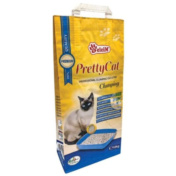 Pretty Cat natur Prémium-Podstielka pre mačky-10kg