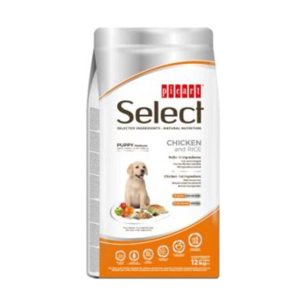 SELECT - Granuly pre psy – Puppy Medium 12kg