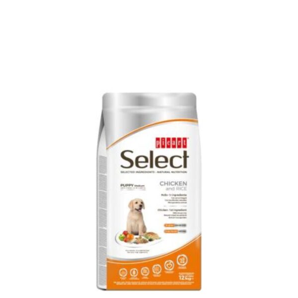 SELECT - Granuly pre psy – Puppy Medium 3kg