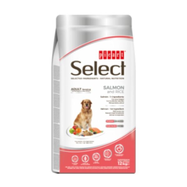 SELECT - Granuly pre psy – Salmon & Rice 12kg