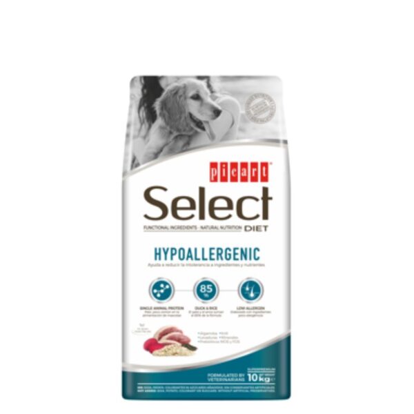 SELECT - Granuly pre psy – Hypoallergenic (kačica, ryža) 10kg