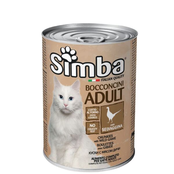 SIMBA - Konzerva pre mačky - divinové kúsky 415g