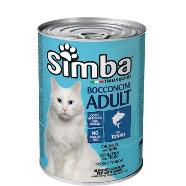 SIMBA - Konzerva pre mačky - tuniakové kúsky 415g