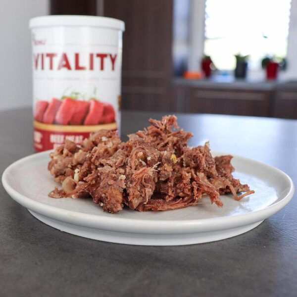 Akinu - VITALITY hovädzie jemne krájaná svalovina pre psy 400g - Image 2
