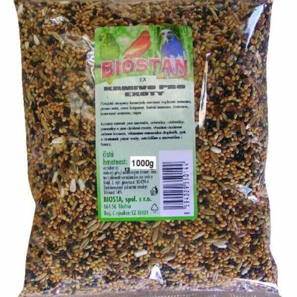BIOSTAN - Kompletné krmivo pre exoty 1kg