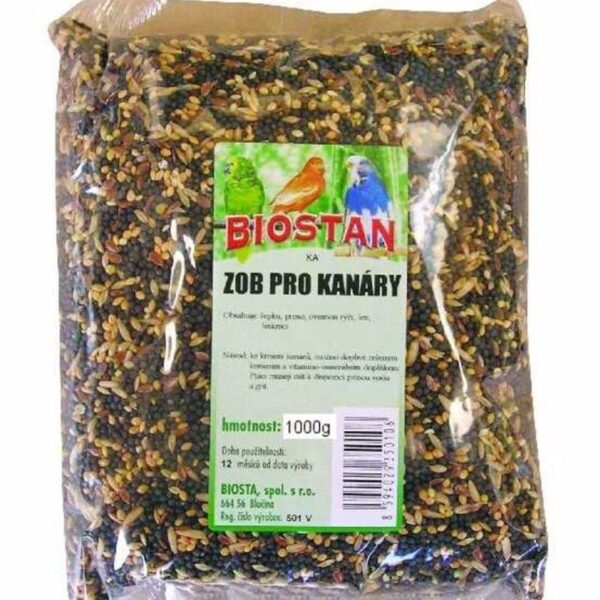 BIOSTAN - Kompletné krmivo pre kanáriky 1kg