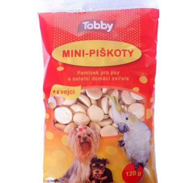 Tobby - Piškoty krmné mini 120 g